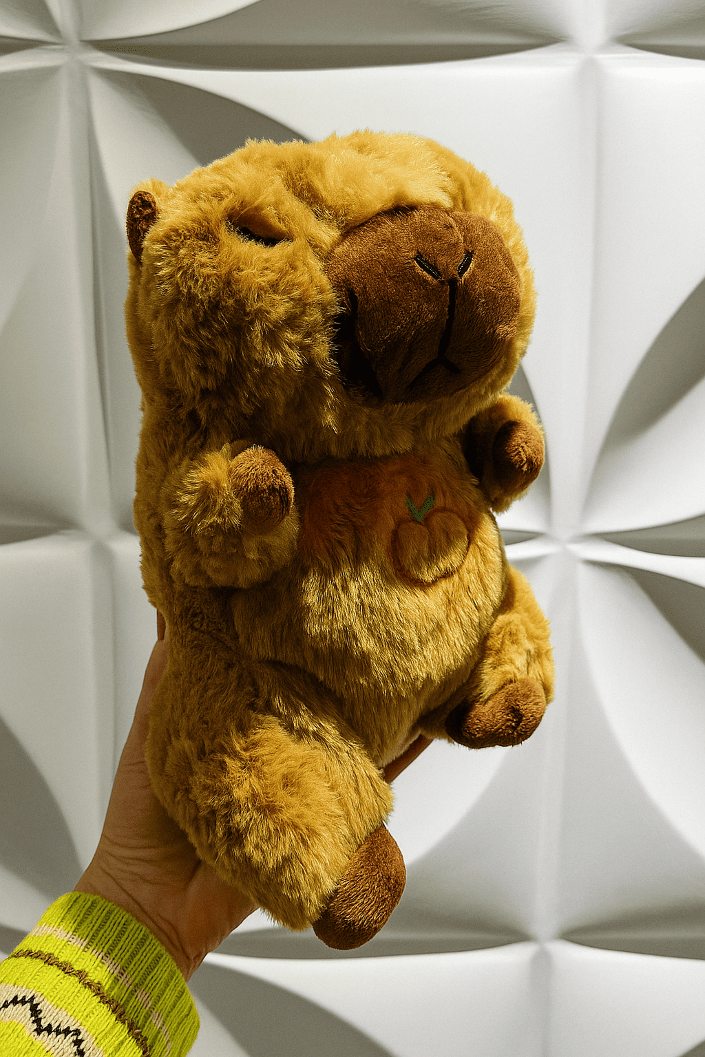 Capivara de Pelúcia Brinquedo com simulador de respiração